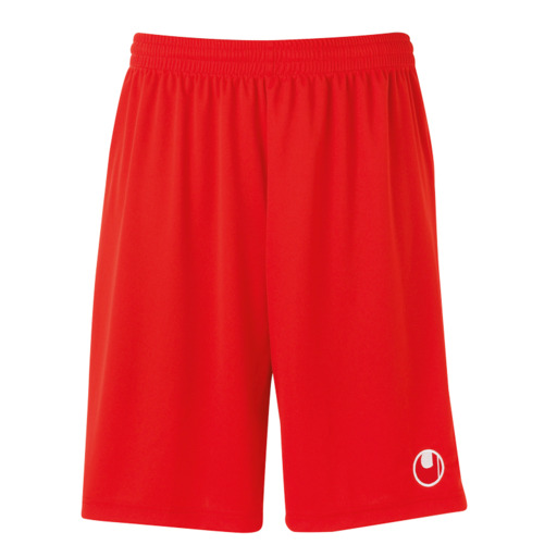 Calções Center II com forro interno vermelho Uhlsport