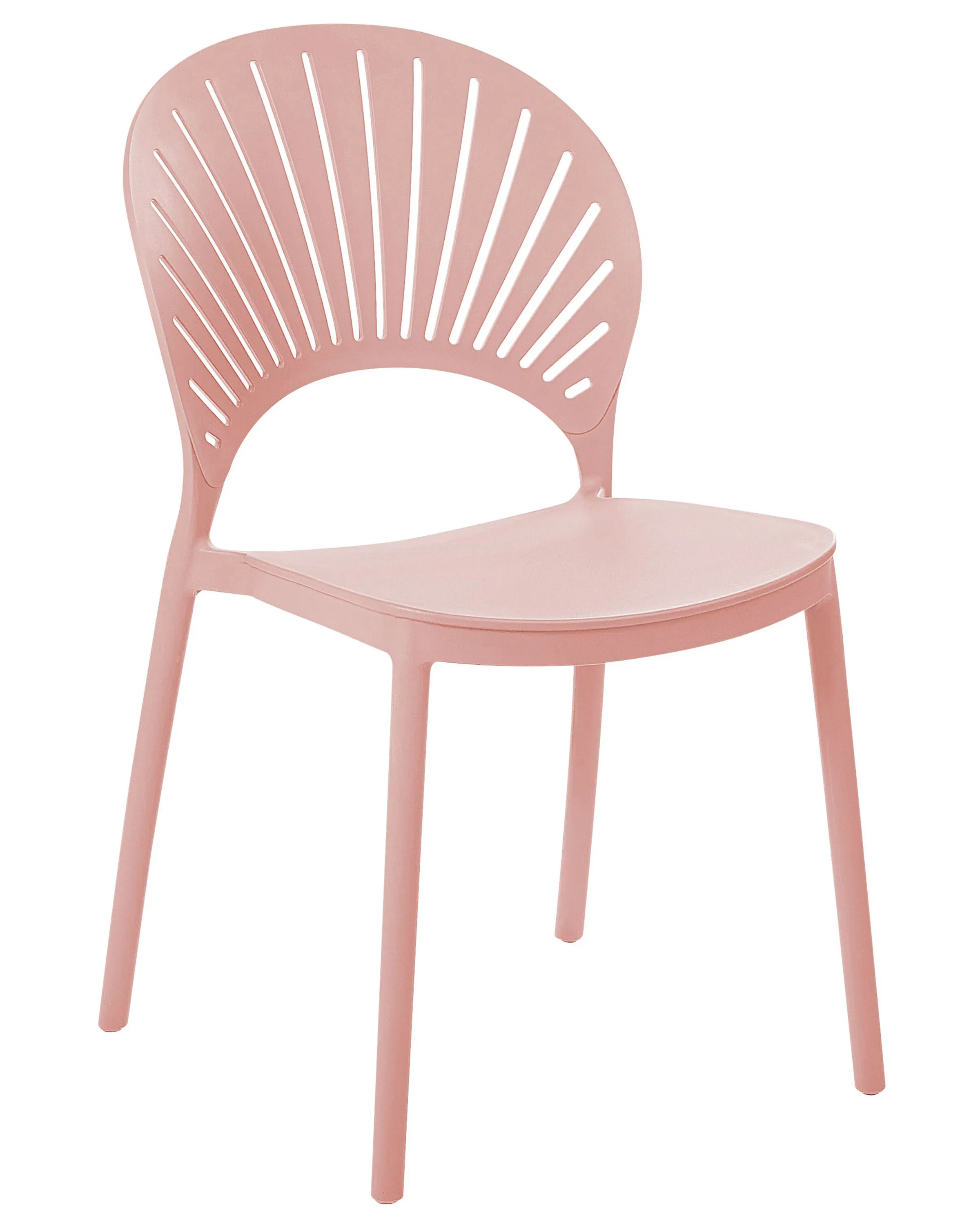 Set van 4 tuinstoelen OSTIA Pastelroze