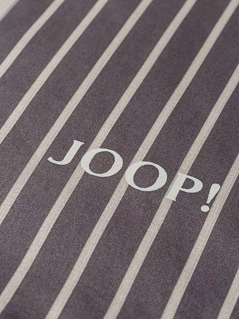 JOOP Satin Bettwäsche DIVIDED 70x90cm / 200x200cm Blush hellgrau