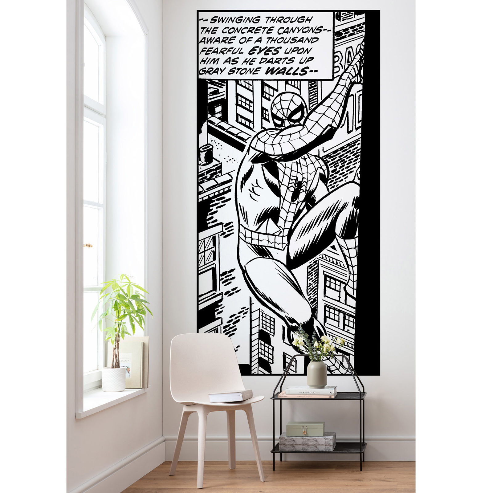 Vlies Fototapete SPIDER-MAN CLASSIC CLIMB - bunt - 100x200 cm