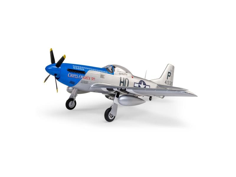 E-flite Warbird P-51D Mustang 1200 mm BNF Basic Mustang «Cripes A’Mighty 3rd» Scale Warbird mit Spektrum Komponenten