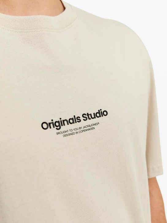 JACK & JONES T-Shirt beige