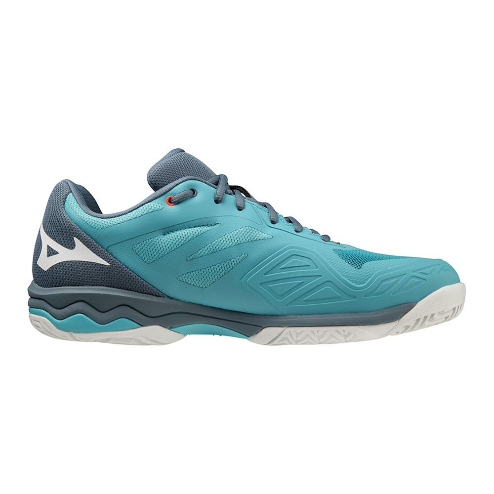 Mizuno WAVE EXCEED LIGHT - Chaussures tennis Homme maui blue/white/china blue