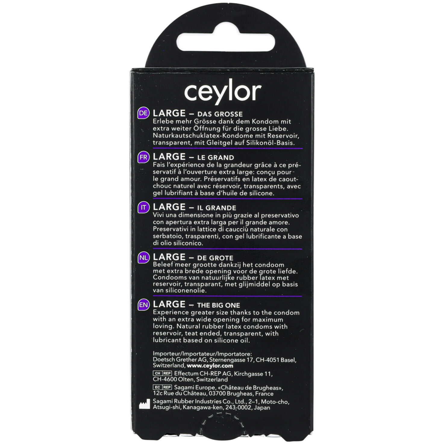 Ceylor Präservative Large 9 Stück