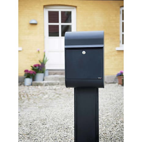 Allux postkasse model 8900 - sort