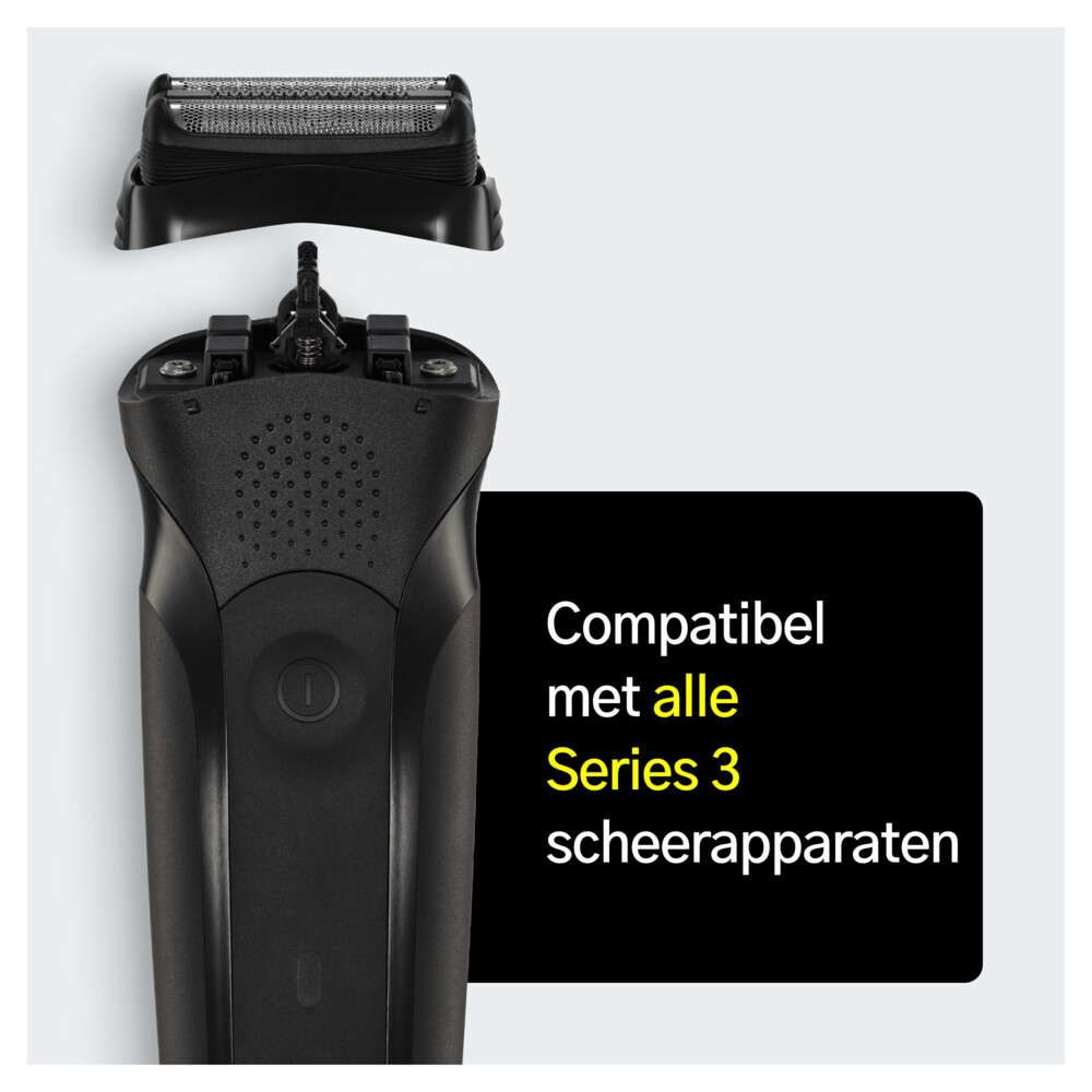 Braun Elektrisch Scheerapparaat Vervangingskop Series 3 21B Zwart