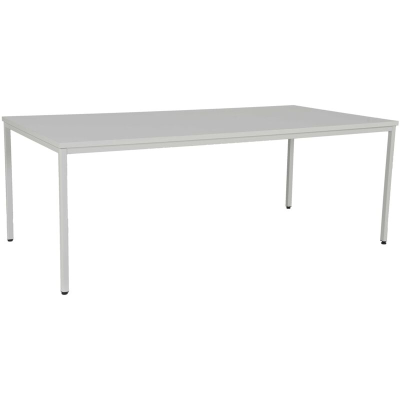 Schreibtisch Steel, 200 x 100 cm, grau