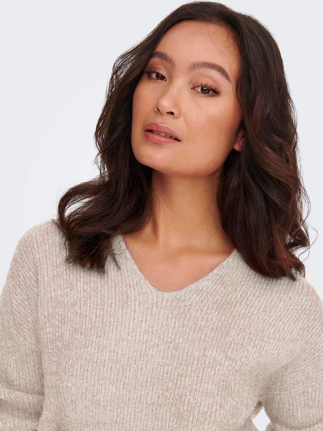 ONLCAMILLA Strickpullover Pumice Stone