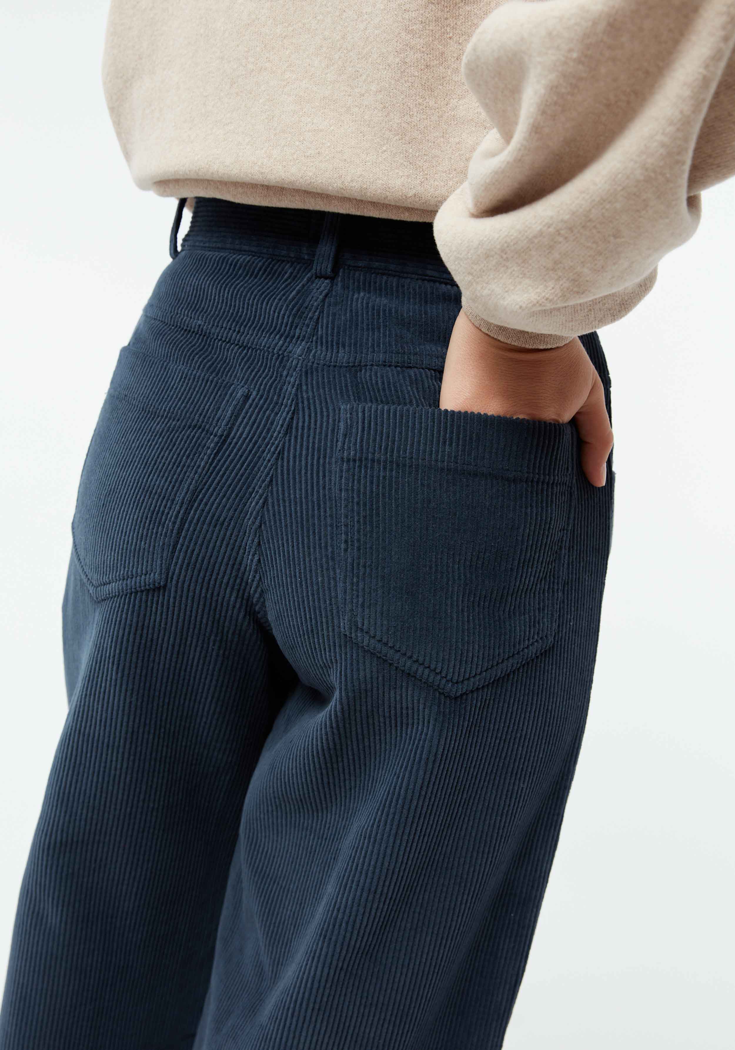 Givn Berlin Cord-Hose GBElena Midnight Blue