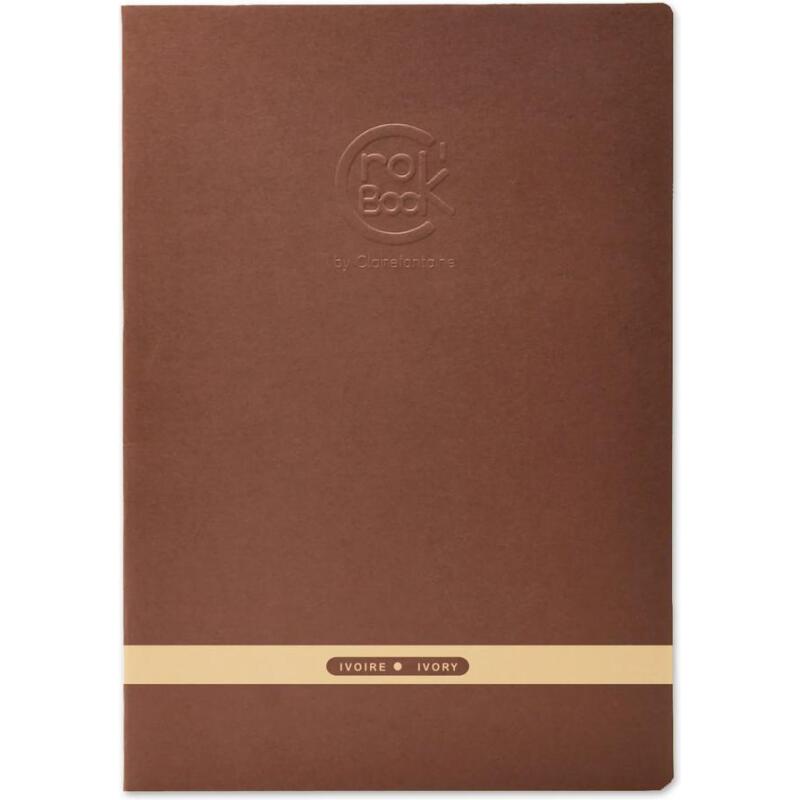 Crok'Book carnet piqué 24F A3 90g papier ivoire F - Aléatoire