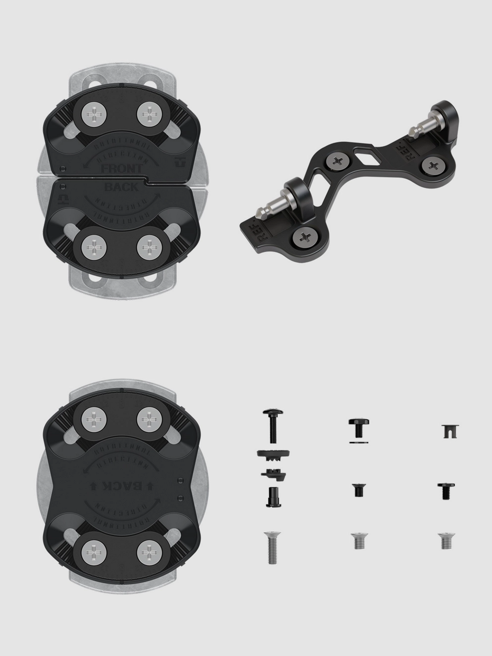 UNION Forrest Shearer 2024 Splitboard Bindings blue flames