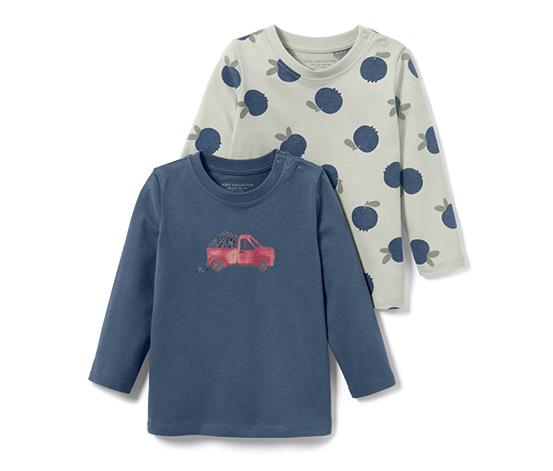 2 Kleinkind-Langarmshirts