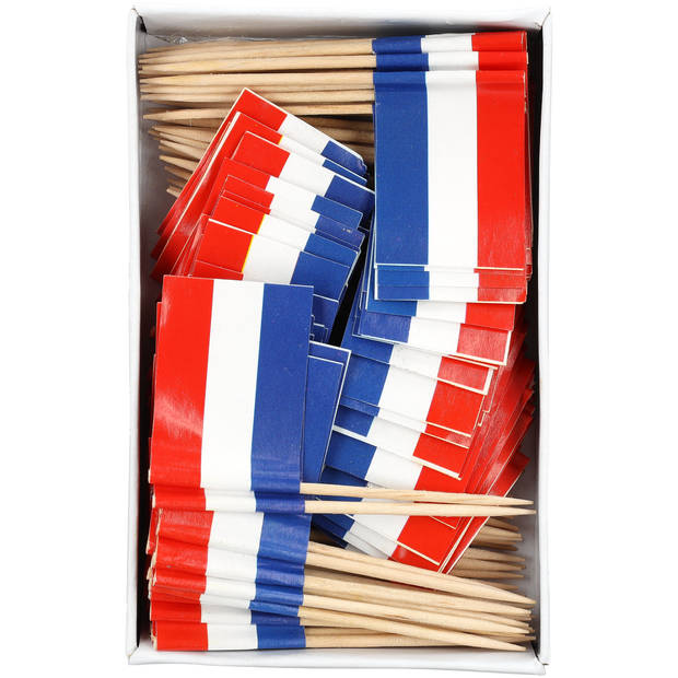 Depa vlaggenprikker Nederland - 65 mm - 50 stuks