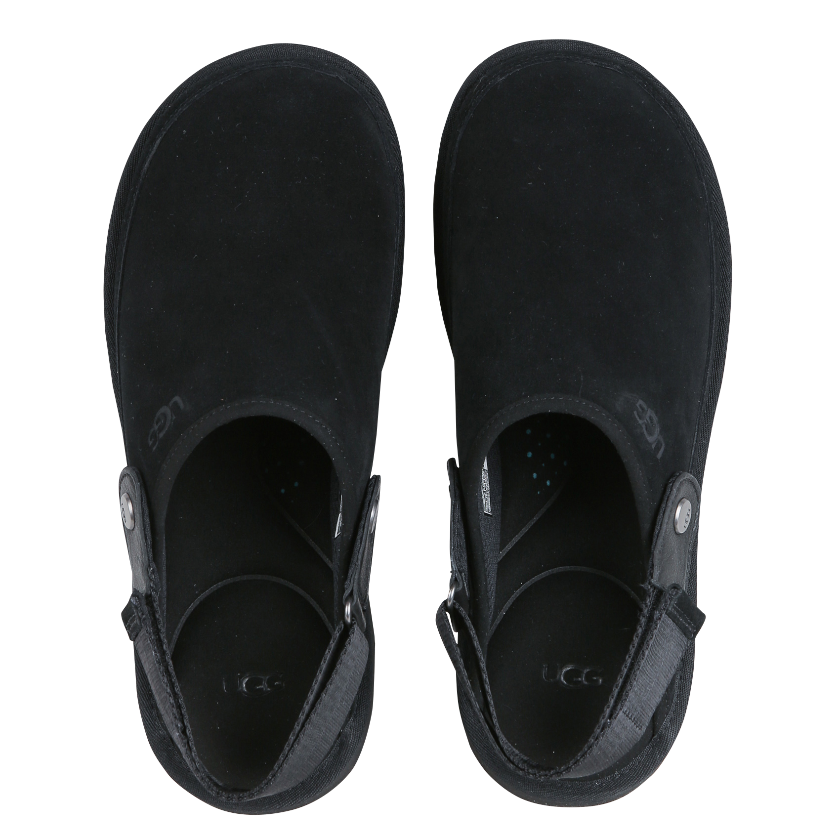 GOLDENCOAST CLOG - Sabot en cuir velours| Noir