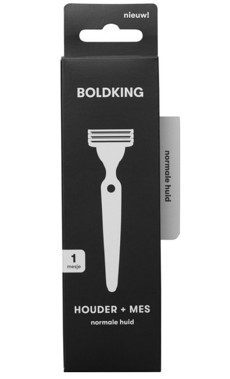 Boldking Boldking Scheermesje en Houder Normale Huid 1st