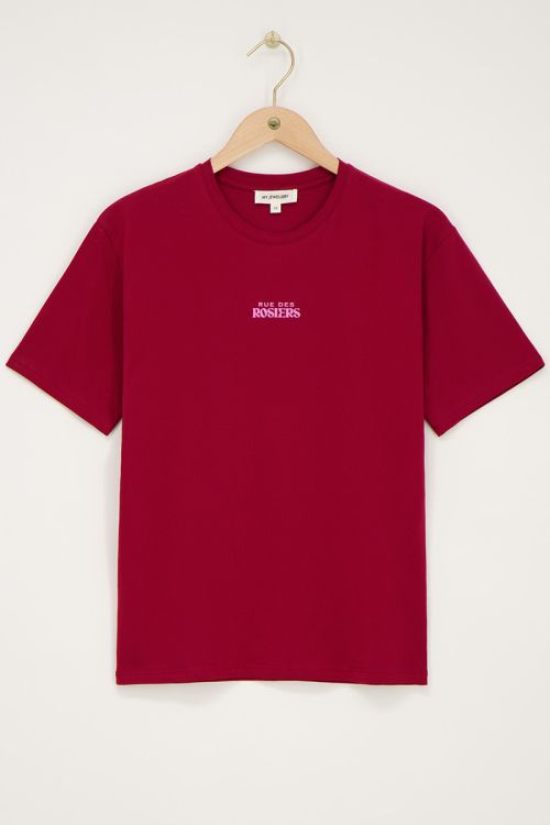 Burgundy T-shirt 