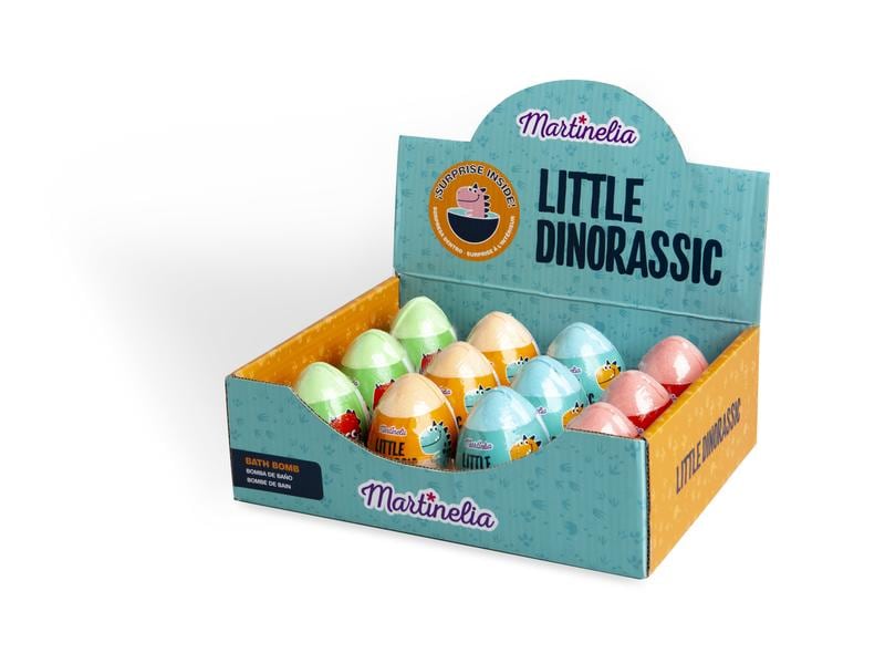 Martinelia Badespass Little Dinorassic: Bath Bomb assortier Kleine Dinosaurier-Überraschungs-Badebombe