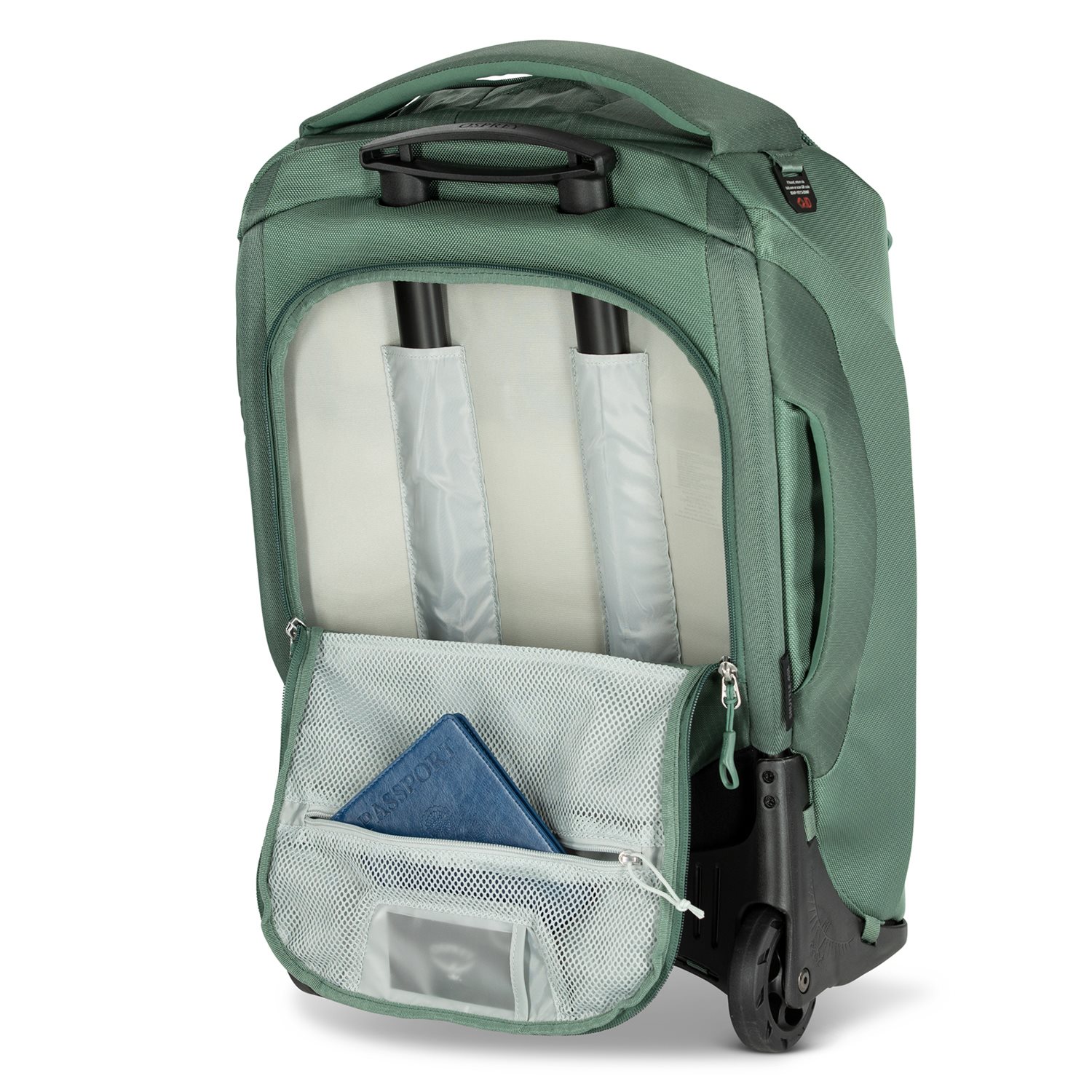 Osprey Sojourn Shuttle Wheeled Duffel 45L koseret green