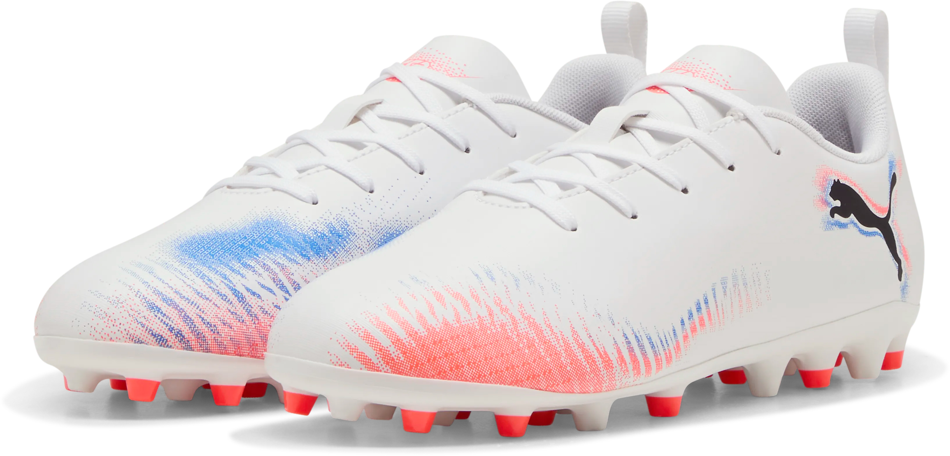 Future 8 Play MG Junior PUMA White/PUMA Black/Glowing Red