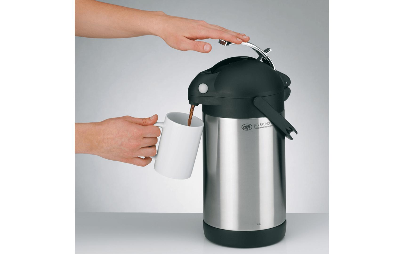 Thermoskanne Big Spender 3000 ml, Silber<br>Isolierte Thermoskanne