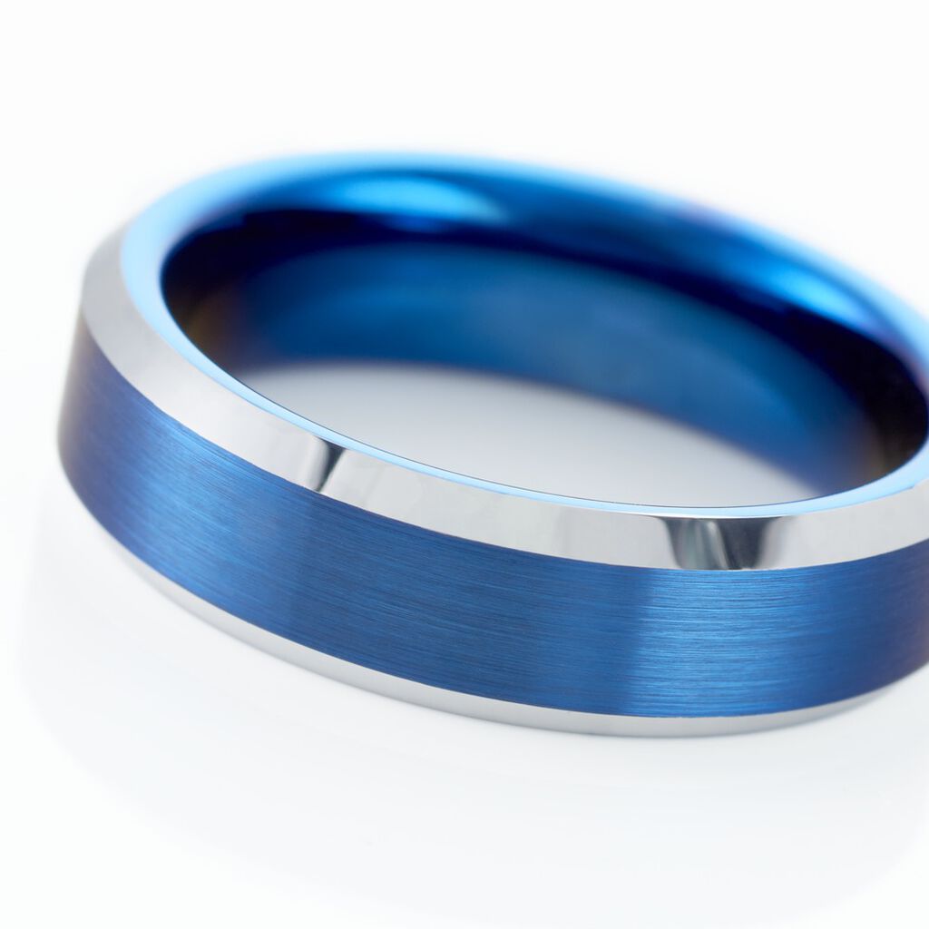 Bague Acier Bleu Jaydon