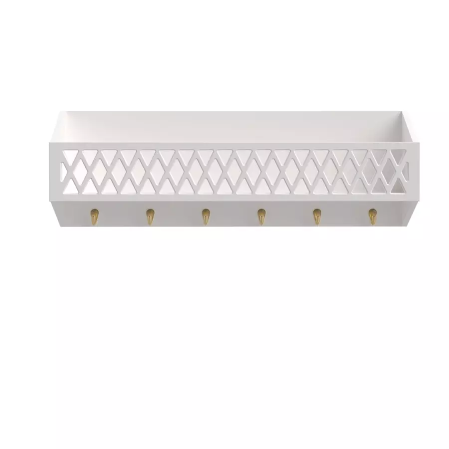 Cam Cam® COPENHAGEN Harlequin Regal mit Haken weiß