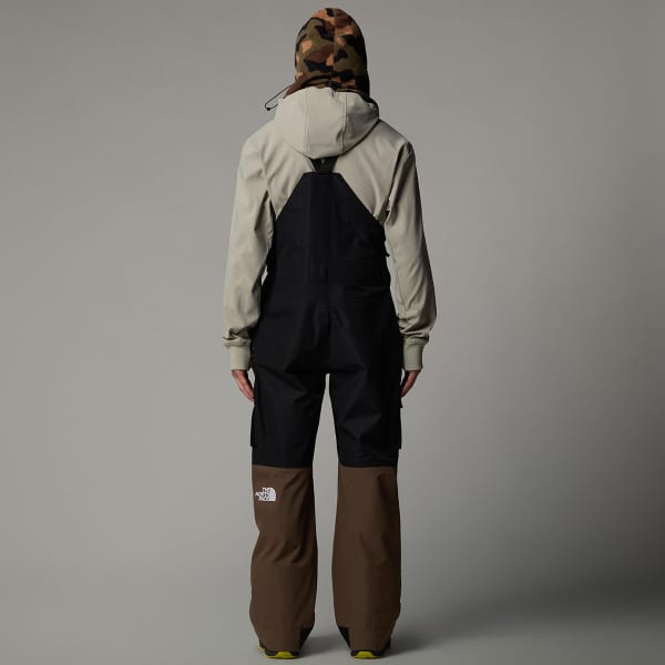 Pantalon de ski THE NORTH FACE DRAGLINE BIB TNF BLACK/SMOKEY BROWN