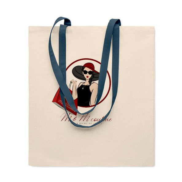 GiftRetail MO6437 - ZEVRA Sac shopping en coton 140 gr/m²