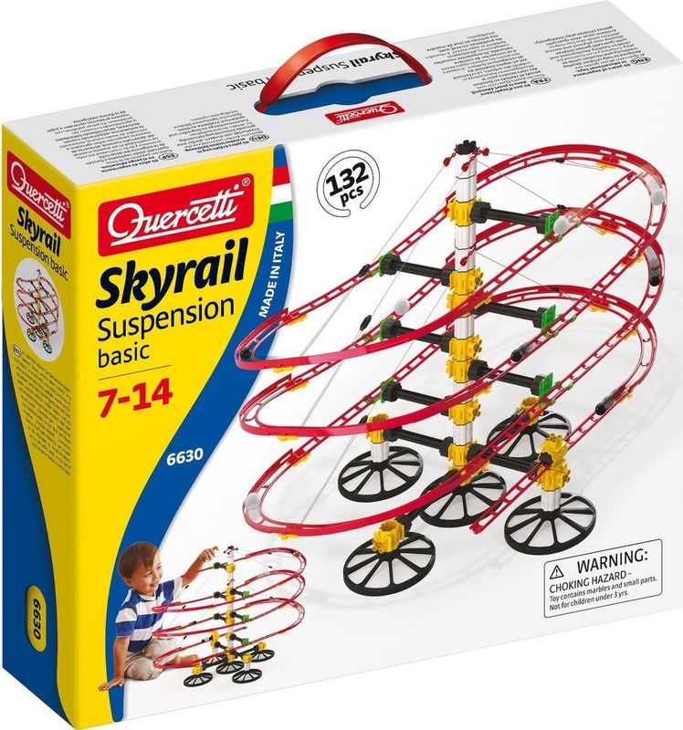 Quercetti - 6630 Skyrail - Marble Run Constructiespeelgoed