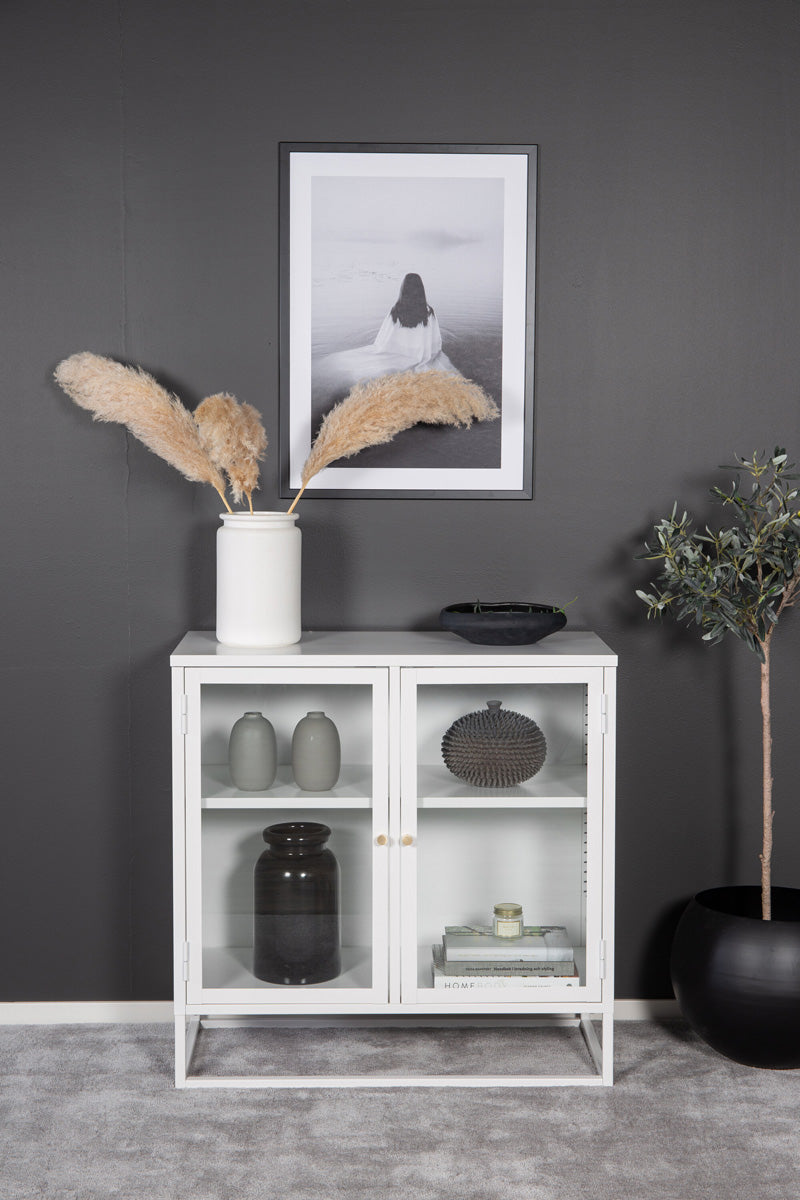 FjÃ´rd - Vitrinekastje Wit - 85x85cm - Bakal