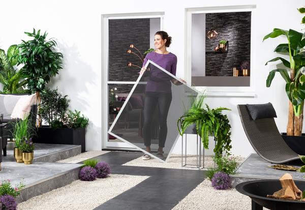Hecht Fliegengitter Fenster mit Pollenschutz,
