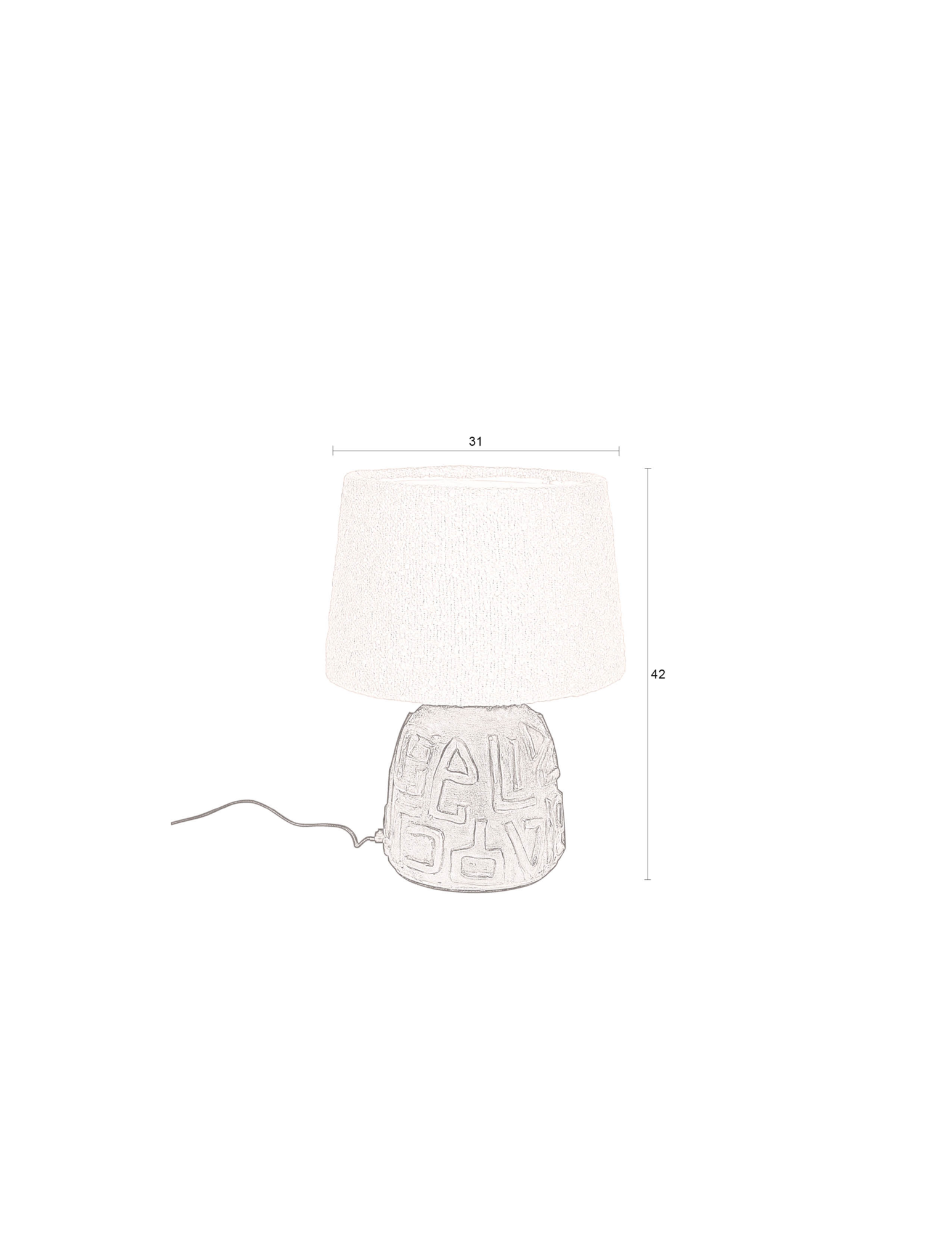 TABLE LAMP RENZO