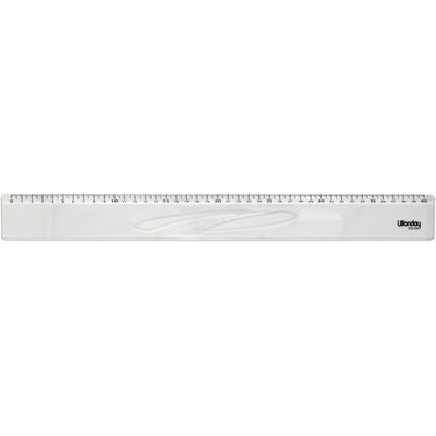 Wonday - Règle plastique 40 cm - transparente