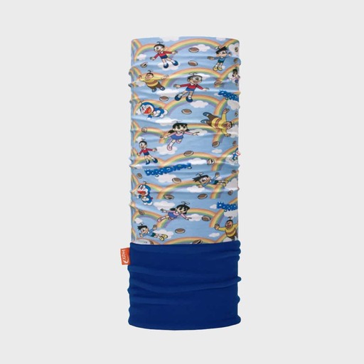 Protetor de pescoço de lã polar Doraemon Rainbow da Polarwind