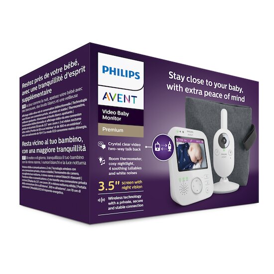 Ecoute-bébé video 3,5 pouces SCD892/26   de               Philips AVENT