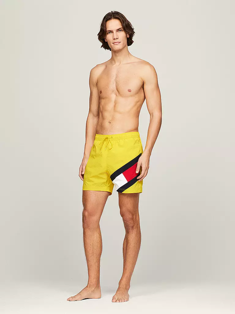 TOMMY HILFIGER Badeshorts gelb