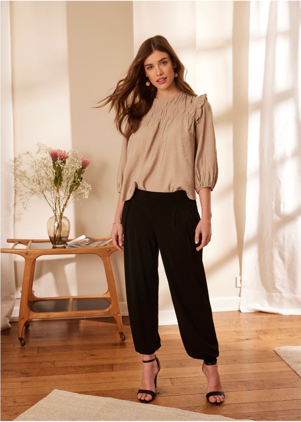 Pantalon taille extensible