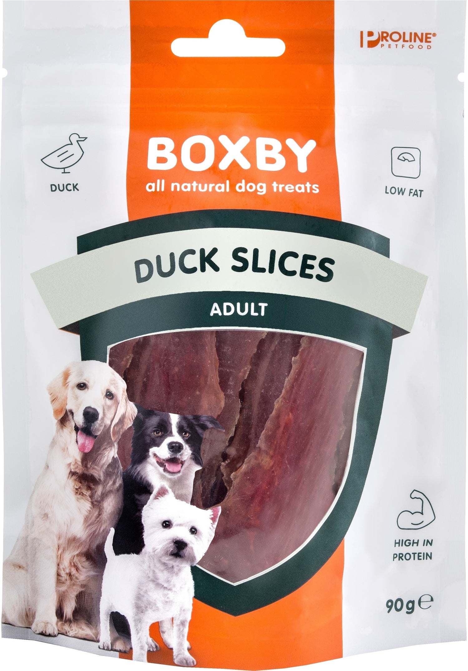 Proline Boxby kauwsticks Slices eend 90 g