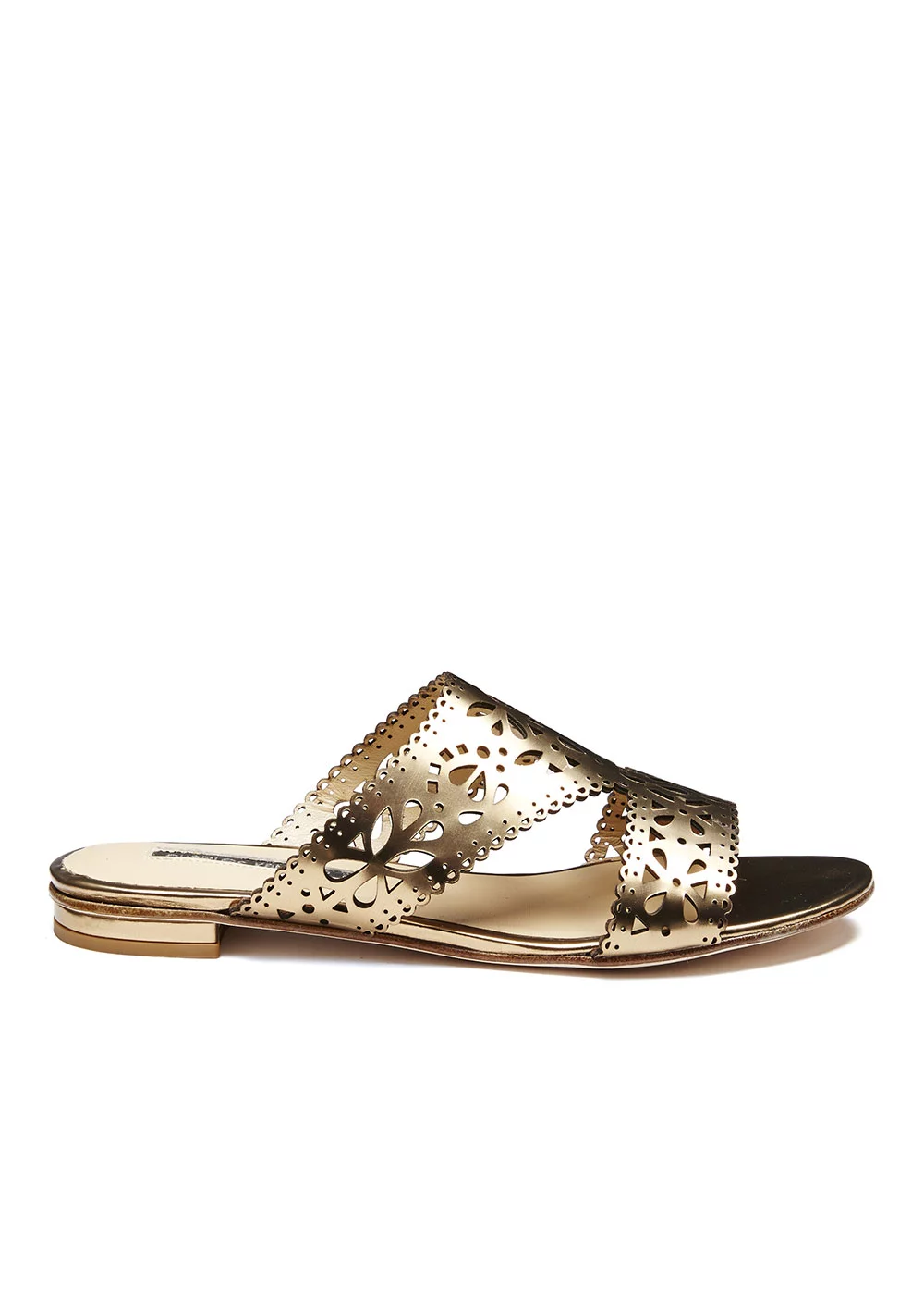 SANDALE VILLETTE CUIR CAMEL
