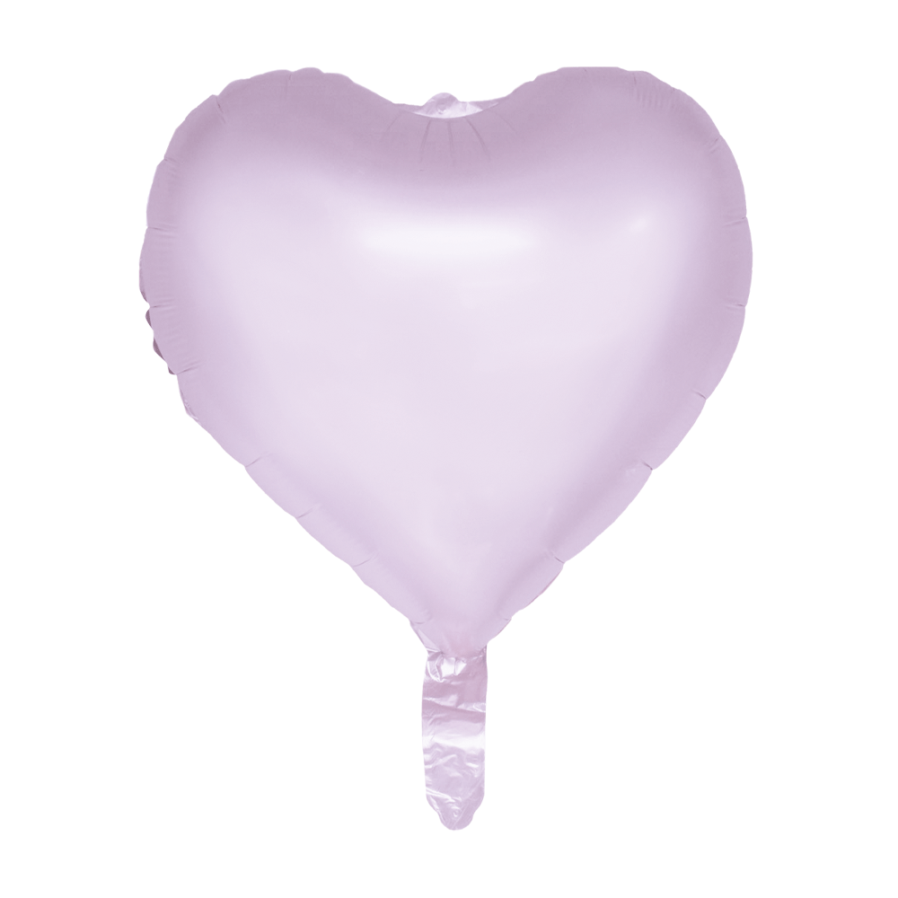 Valentijnsdag Helium Ballon Paars Pastel Leeg 45cm