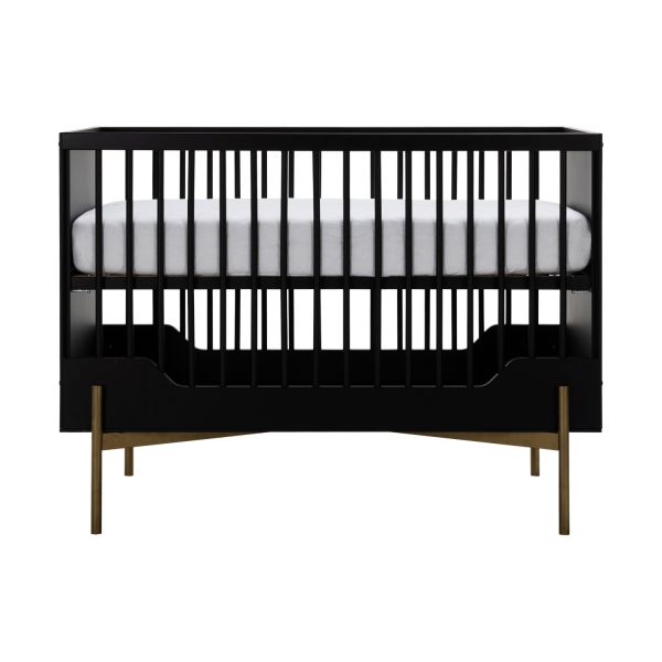 Kidsmill Boutique Babybed Zwart / Brass 60 x 120 cm
