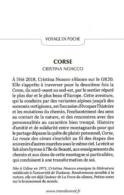 TRANSBOREAL - CORSE LA ROUTE DES CIMES TRANSBOREAL