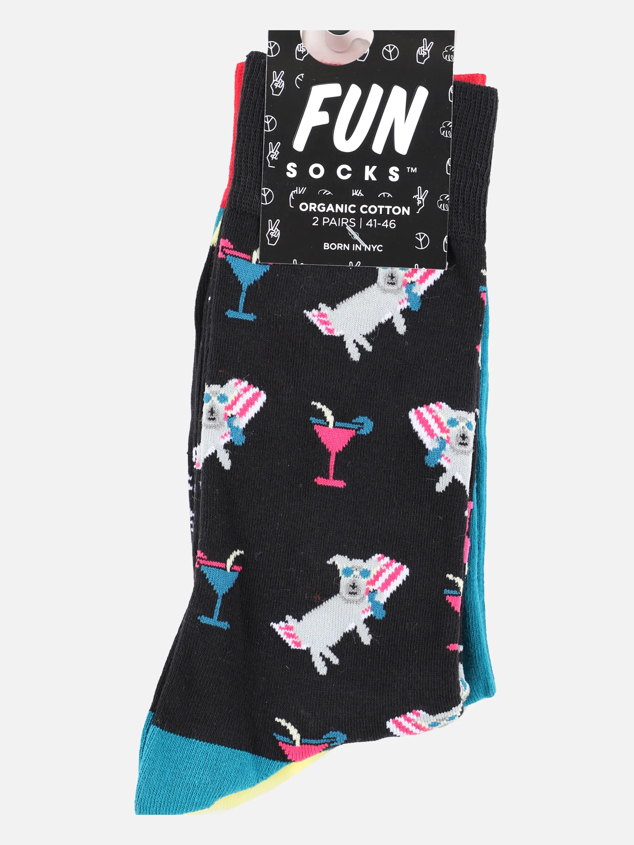 Unisex Fun-Socks im 2er Pack