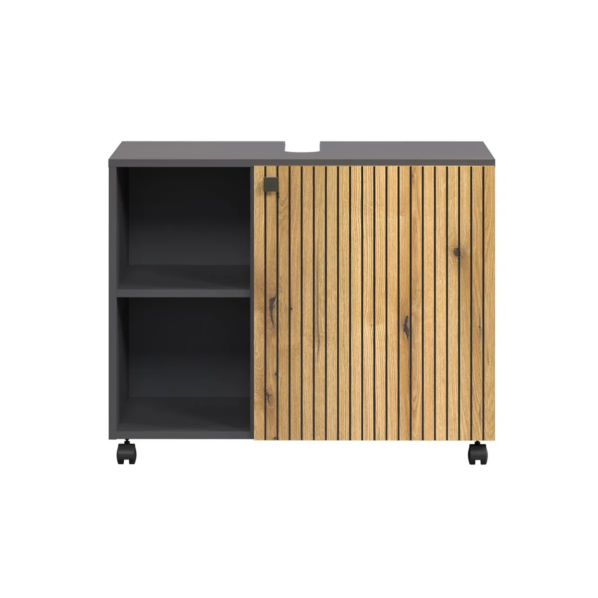 EPIKASA Meuble sous lavabo Pure - Anthracite