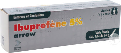 Arrow Generiques Ibuprofène 5% Adulte Gel Tube 60g