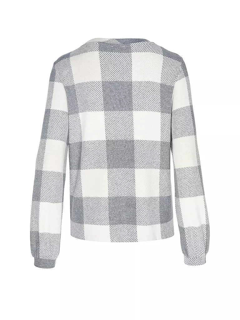 TOM TAILOR Langarmshirt COSY CHECK blau