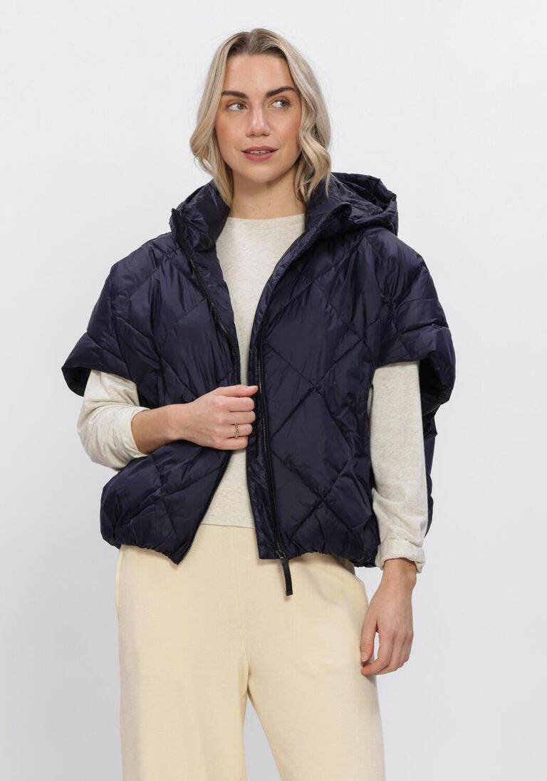donkerblauwe deblon sports gewatteerde jas stevie bodywarmer