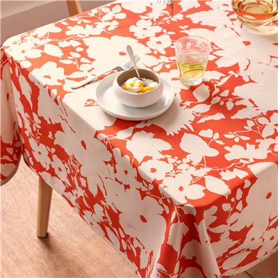 Nappe déperlante motif floral - BECQUET CRÉATION
