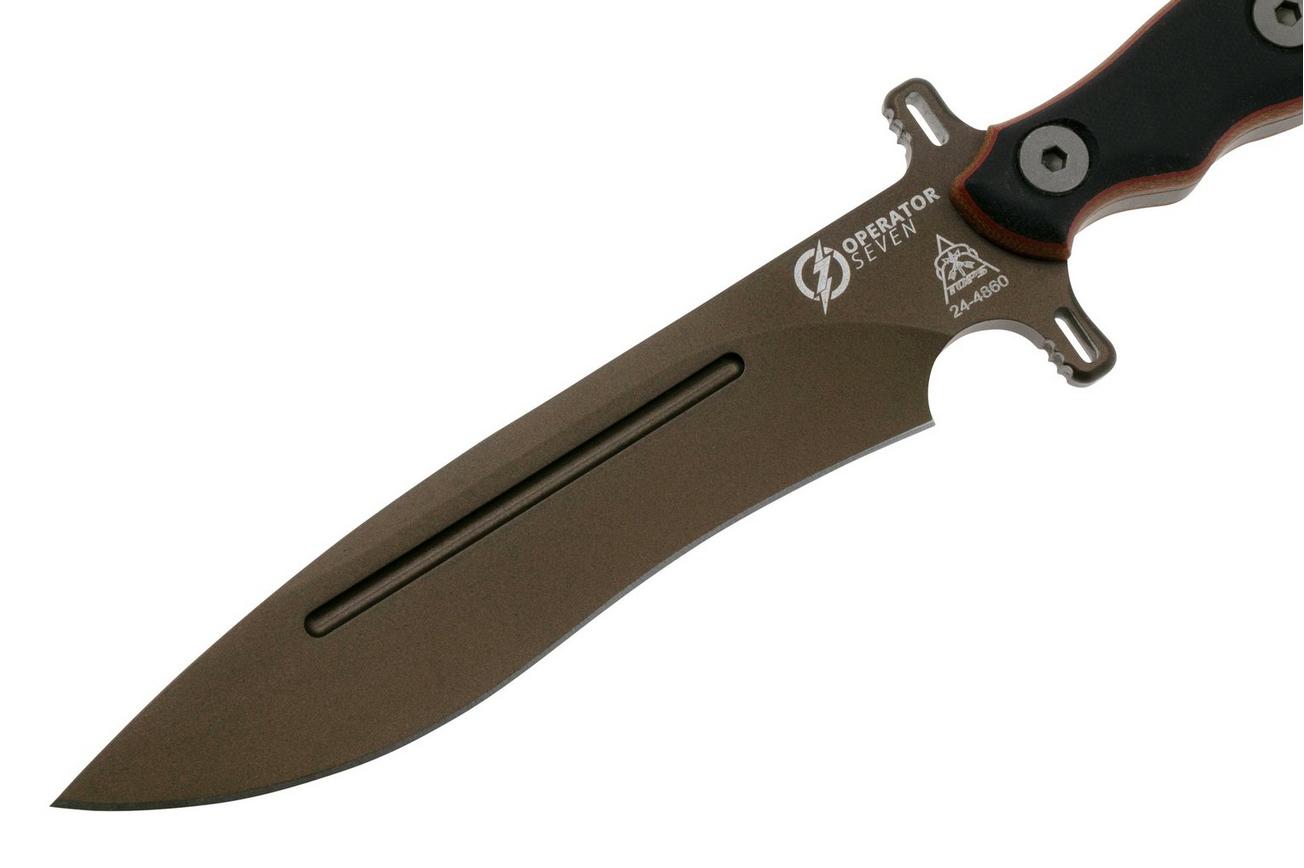 TOPS Knives Operator 7 OP7-03 Midnight Bronze, survivalmes