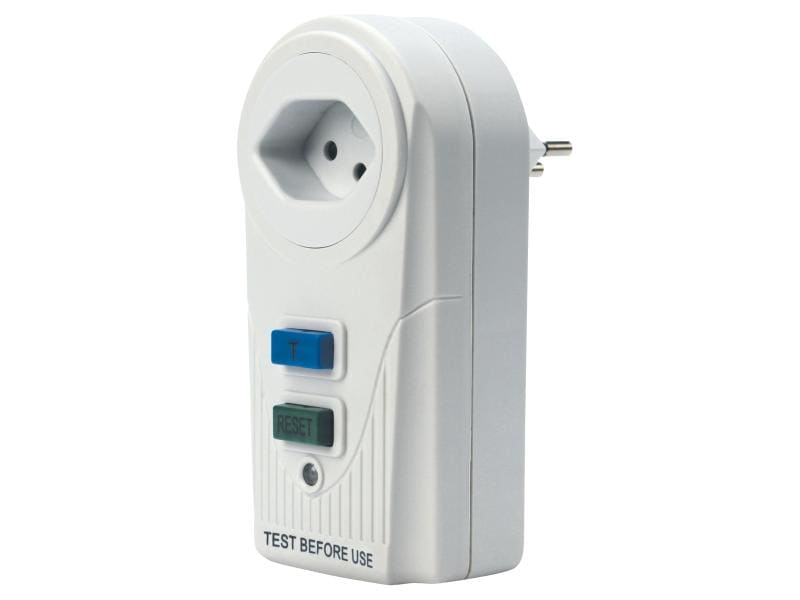 STEFFEN Personenschutz-Stecker T12 - T13 Personenschutz-FI-Stecker, weiss